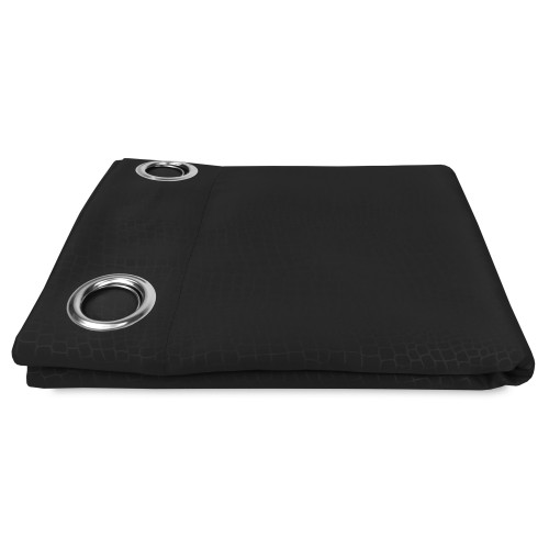 Rideau Wonderful uni Noir 140 x 280 cm BLACK OUT