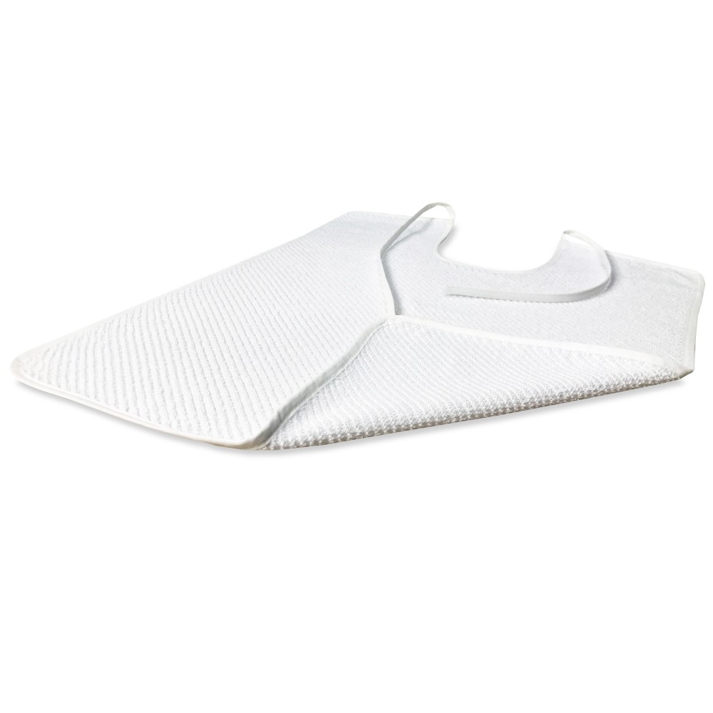 JEU DE BÂILLON uni blanc ROMOLO © gag avec lacets complet avec sac de lavage