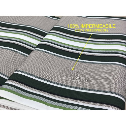 TENDA SOLE VERTIGO da esterno GIARDINO balcone RIGHINO VERDE impermeabile e idrorepellente