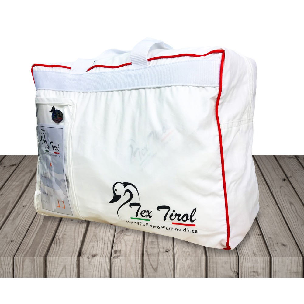 Piumino Tex Tirol in 100 % piumino oca da lettino cm. 80 x 120