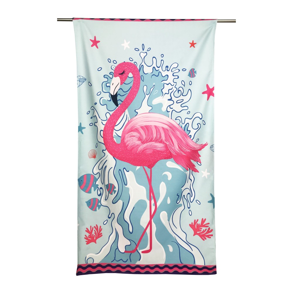 STRANDTUCH aus FENICOPTERO Frottee Größe Large cm. 90 X 170 CM