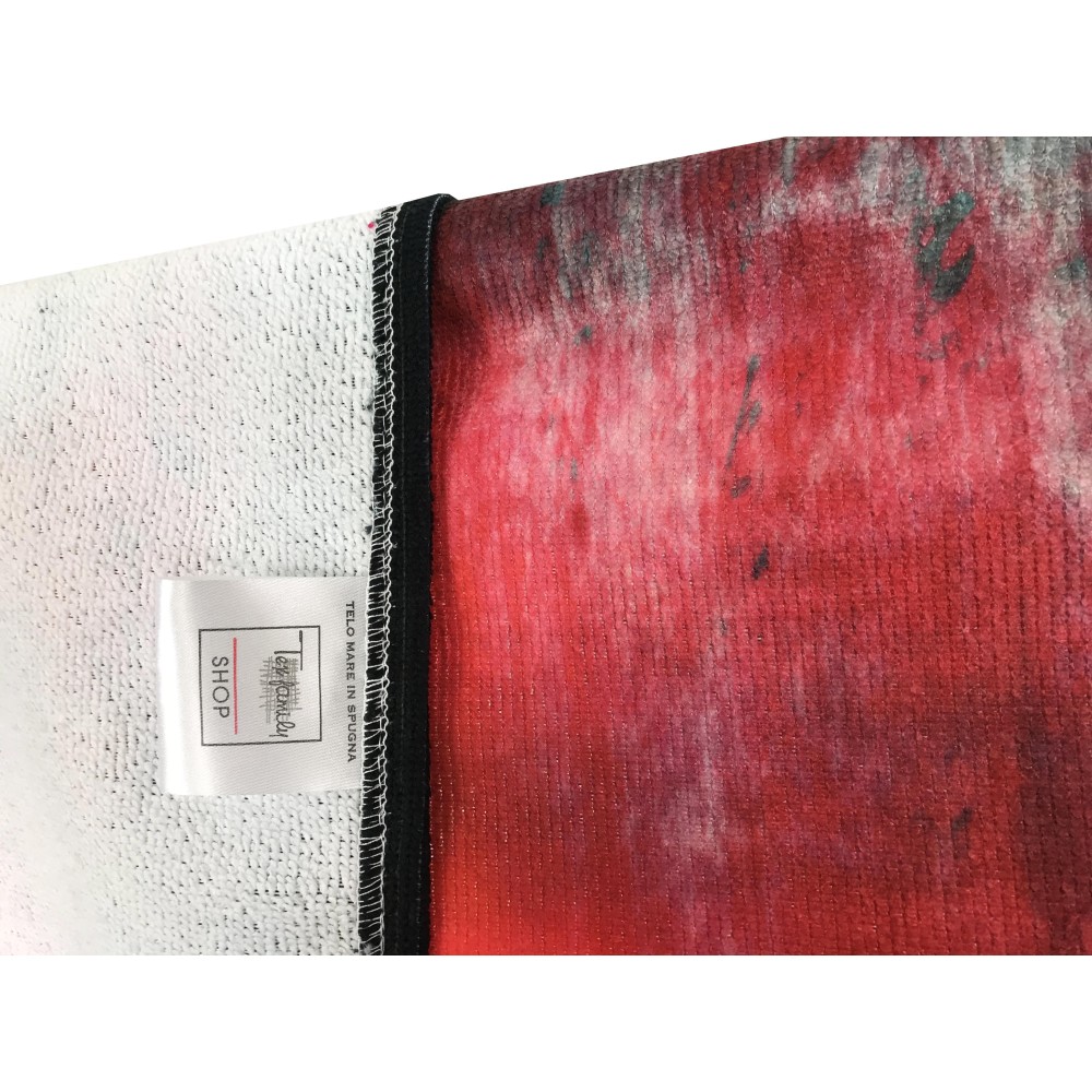 Serviette de plage éponge drapeau anglais taille grand cm. 90 x 170