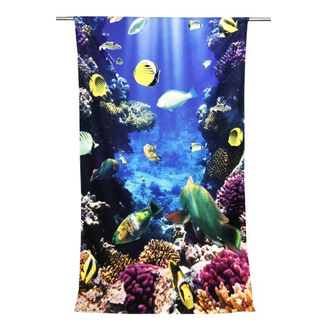 STRANDTUCH aus Frottee SEABED Größe groß cm. 90 X 170 CM