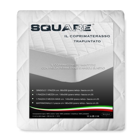 Quilted crossbar in hypoallergenic cotton and polyester