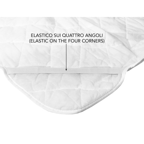 FUNDA DE © SOMIER ACOLCHADA SUAVE en algodón FUNDA DE COLCHÓN DOBLE USO
