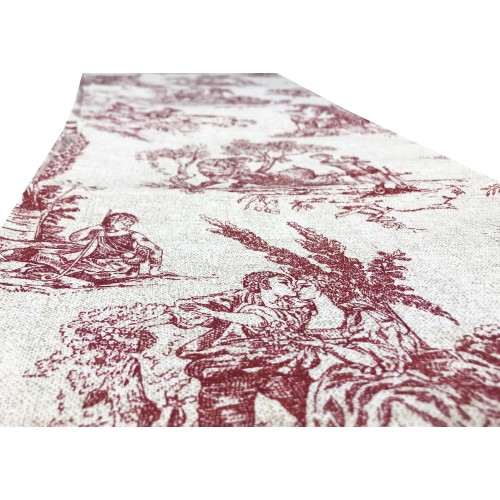 FURNISHING COVER cover GRAN SCARF BEDSPREAD sofa cover FABRIC LONETA Toiles de Jouy