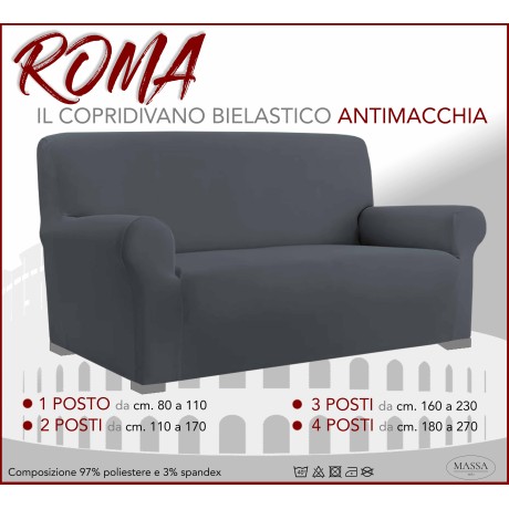 copridivano grigio elasticizzato 2