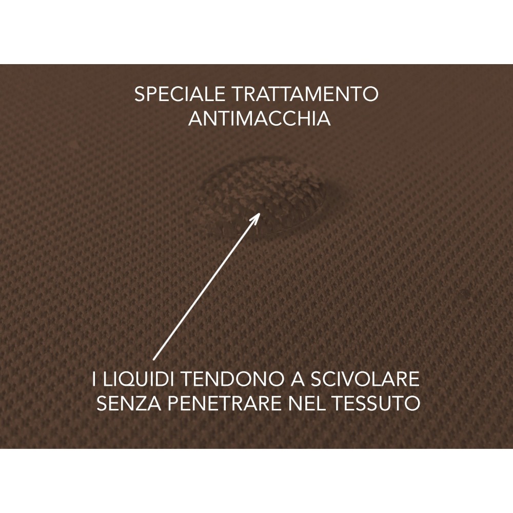 Universal stretch sofa cover ROMA stain-resistant BROWN