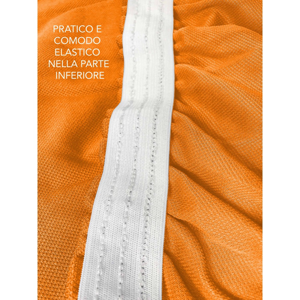 COPRIDIVANO Universale elasticizzato ROMA antimacchia ARANCIO