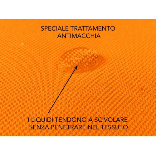 COPRIDIVANO Universale elasticizzato ROMA antimacchia ARANCIO