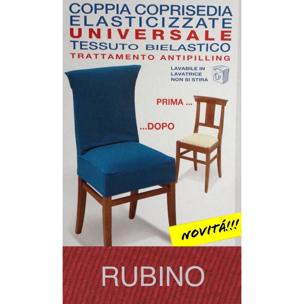 FUNDA DE SILLA ELÁSTICA NEW YORK WHOLE RUBY