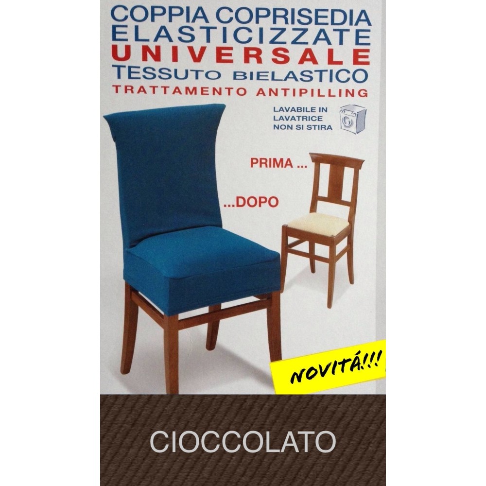 COPRISEDIA ELASTICIZZATO NEW YORK INTERO CIOCCOLATO