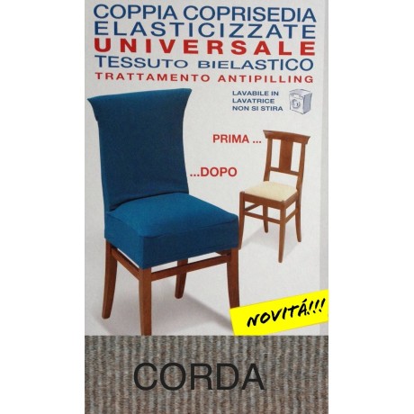 housse de chaise TRONÇON NEW YORK COMPLÈTE DE CHAÎNE DE