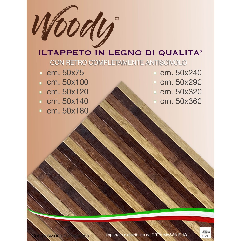 Tappeto in fibra di bamboo, in diverse misure