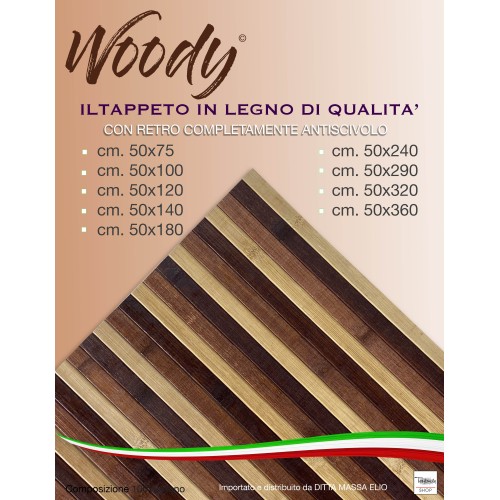 Bamboo fiber rug, in different sizes