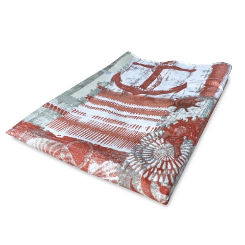 INGRID ZELT im maritimen Stil RED CORAL cm. 175x290 HERGESTELLT IN ITALIEN