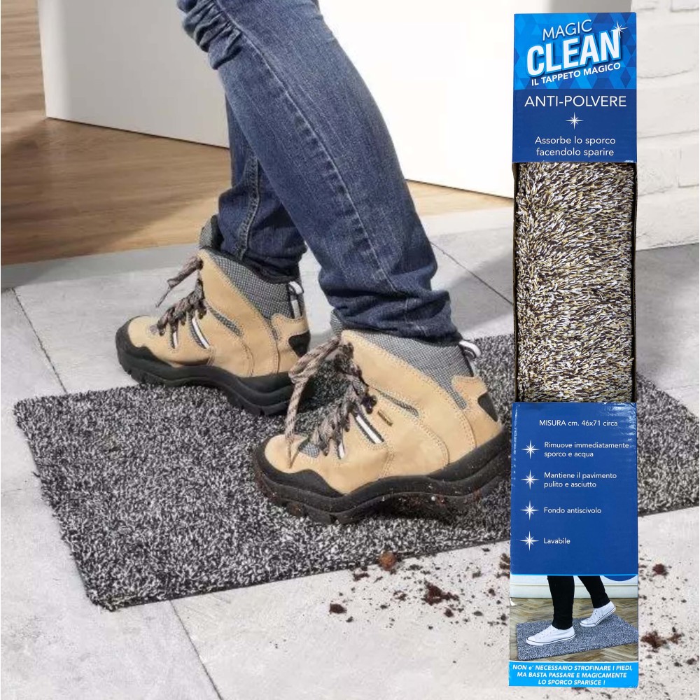 Tapis de sol en microfibre non-dérapant en caoutchouc