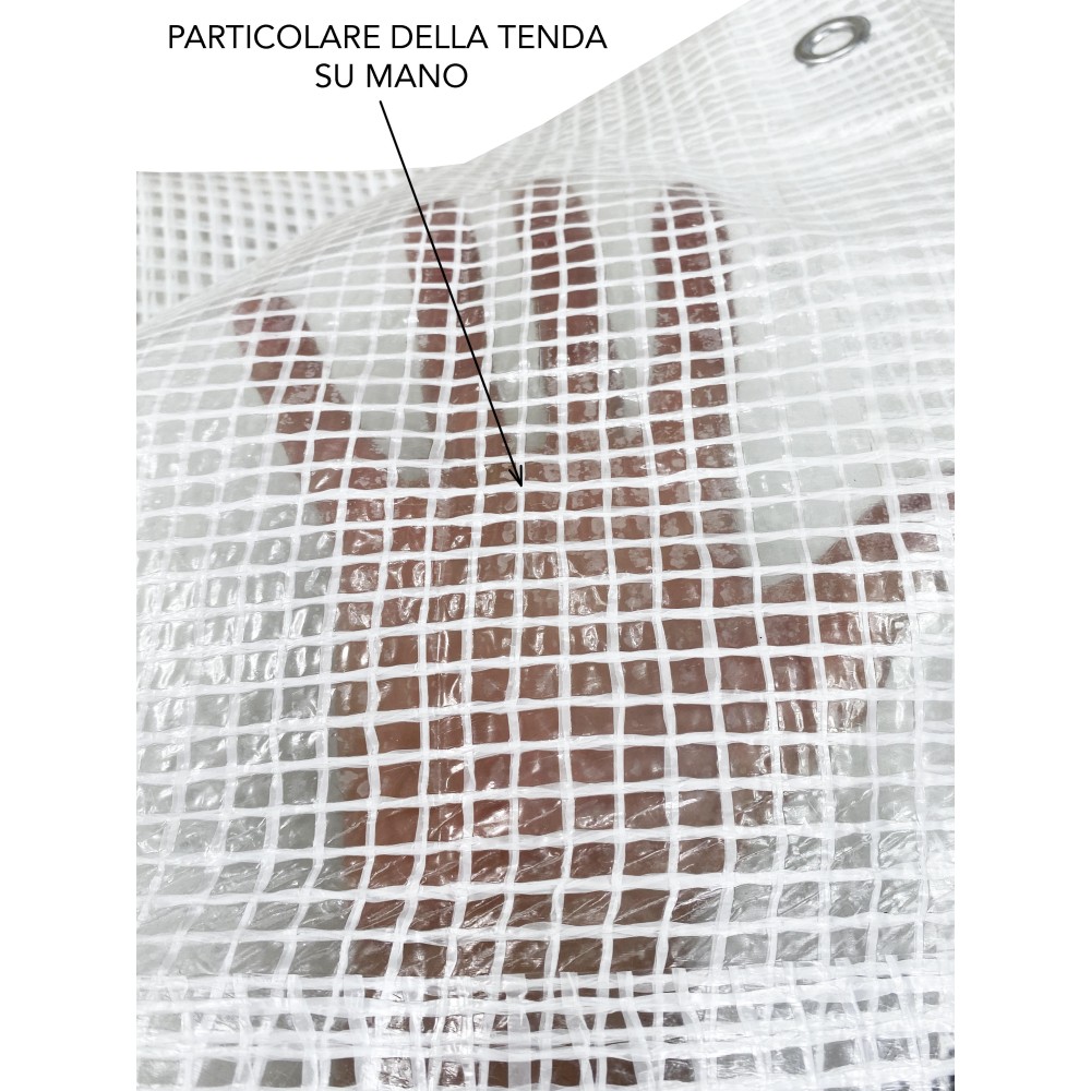 TELO NIKI © Retinato Antistrappo TENDA Antipioggia Balcone con occhielli