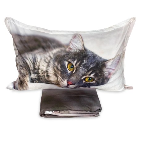Bettbezug Rasatello HD PHOTOGRAPHIC CAT liegend 2