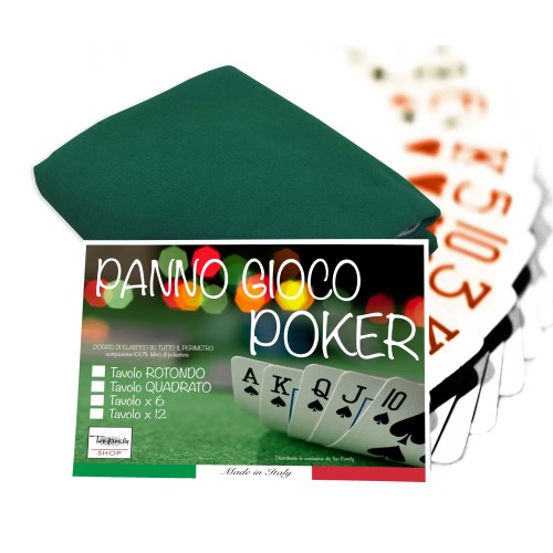 MANTEL MANTEL DE JUEGO DE CARTAS PÓKER VERDE PROTECTOR DE MESA