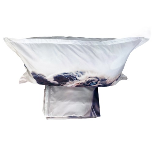 Housse de couette Sateen HD Photographique Chat Couché FELIX