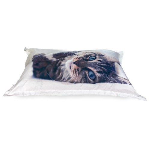 FUNDA NÓRDICA SATÉN HD FOTOGRÁFICO GATO ACOSTADO FÉLIX