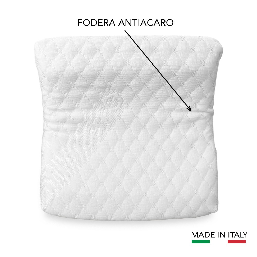 CUSCINO COLUMN © supporto GAMBE ginocchia in MEMORY per spina dorsale e gravidanza Made In Italy