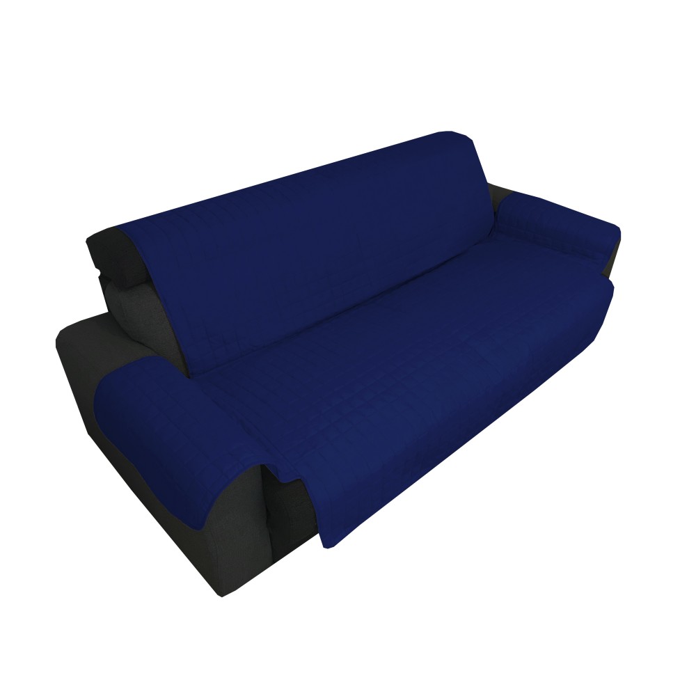 Elegance blue sofa cover