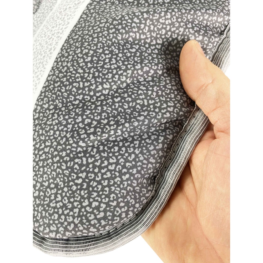 QUILT BOW © Dotted GREY Winter duvet made in Italy