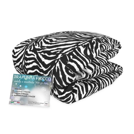 ZEBRA STRIPED BOW © QUILT ZEBRA Winterdecke made in Italy
