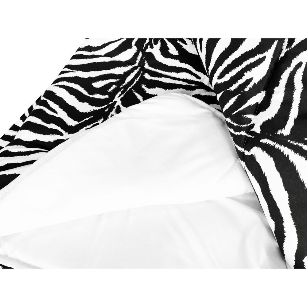 ZEBRA STRIPED BOW © QUILT ZEBRA Winterdecke made in Italy