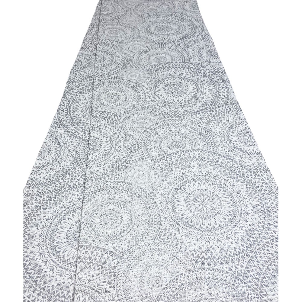 FURNISHING COVER cover GRAN SCARF BEDSPREAD sofa cover FABRIC LONETA CIRCLES grey