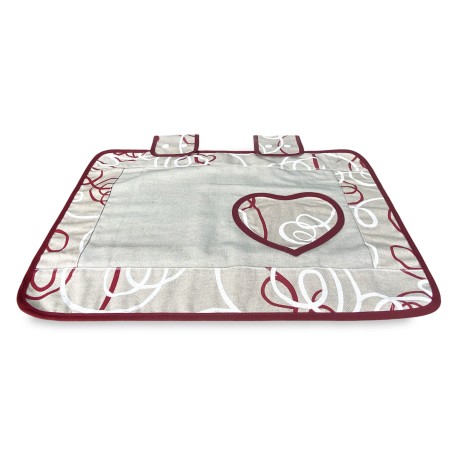 HOUSSE de FOUR EN TISSU streamer Rouge