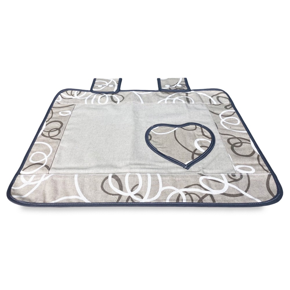 OVEN COVER OVEN COVER IN GREY STREAMER FABRIC