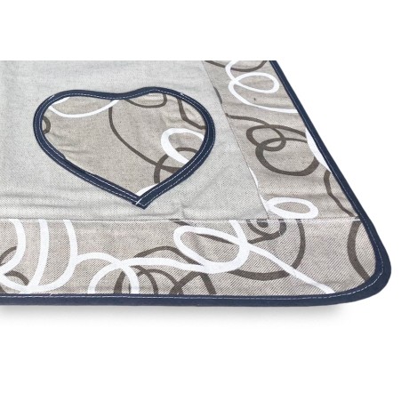 HOUSSE de FOUR EN TISSU streamer GRIS 2