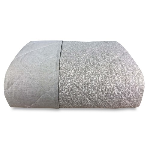 NEU BOY beige gesteppte Tagesdecke aus PURE COTTON
