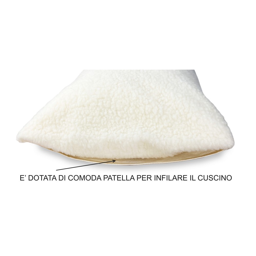 MARY MERINO WOOL KISSENBEZUG Hergestellt in Italien