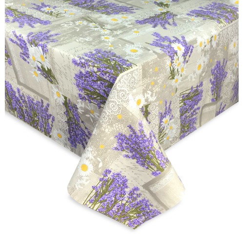 Mantel de algodón SISSI lavanda MARGHERITA