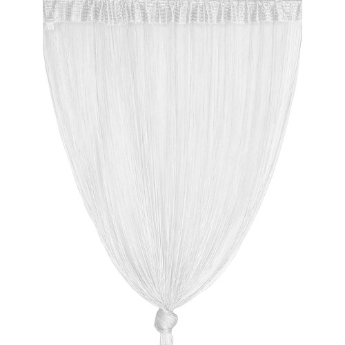 Vivienne CORTINA DE ALAMBRE para puerta CM. 150X300 color liso BLANCO