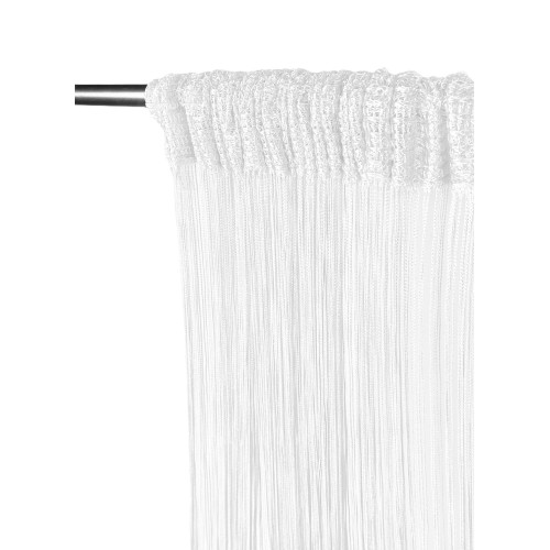 Vivienne DRAHTVORHANG für Tür CM. 150X300 einfarbig WEISS