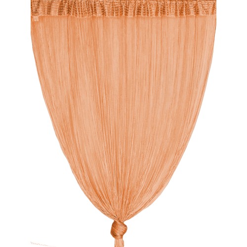 Vivienne WIRE CURTAIN for door CM. 150X300 solid color ORANGE