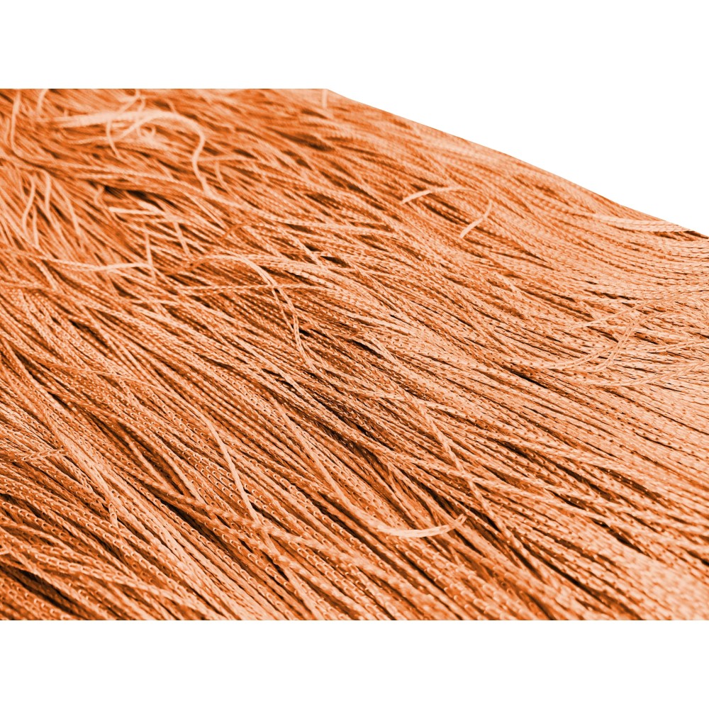 Vivienne WIRE CURTAIN for door CM. 150X300 solid color ORANGE