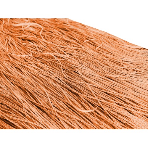 Vivienne DRAHTVORHANG für Tür CM. 150X300 einfarbig ORANGE