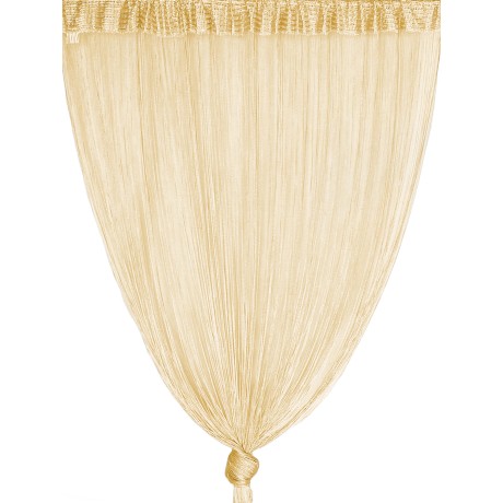 Vivienne DRAHTVORHANG für Tür CM. 150X300 einfarbig CREME 2