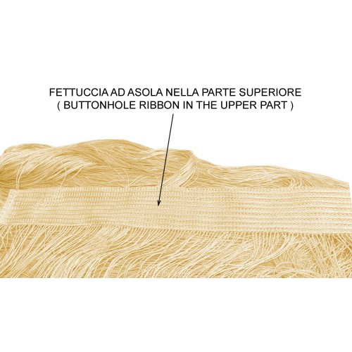 Vivienne CORTINA DE ALAMBRE para puerta CM. 150X300 color liso CREMA