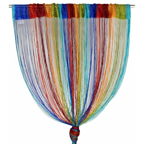 Vivienne WIRE CURTAIN for door CM. 150X300 solid color MULTICOLOR
