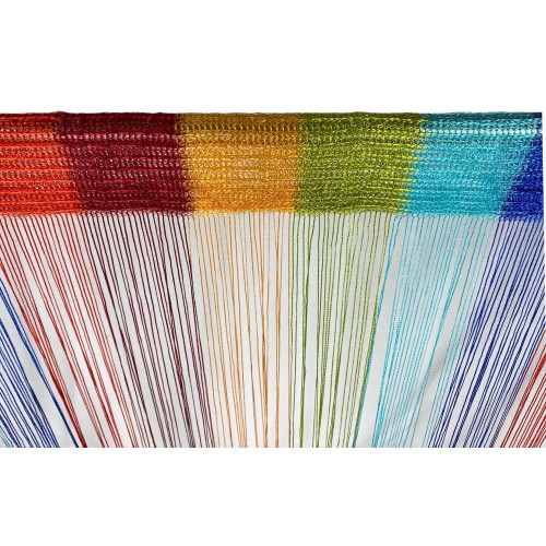 TENDA a FILI Vivienne per porta  CM. 150X300 tinta unita MULTICOLORE
