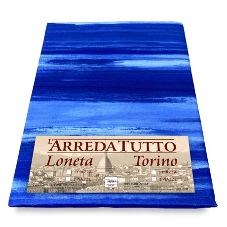 Multipurpose towel in pure cotton with a thousand shades