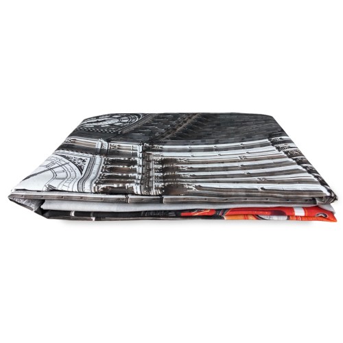 TENDA LONDRA inglese BUS cm.160X240 confezionata MADE in ITALY misto lino