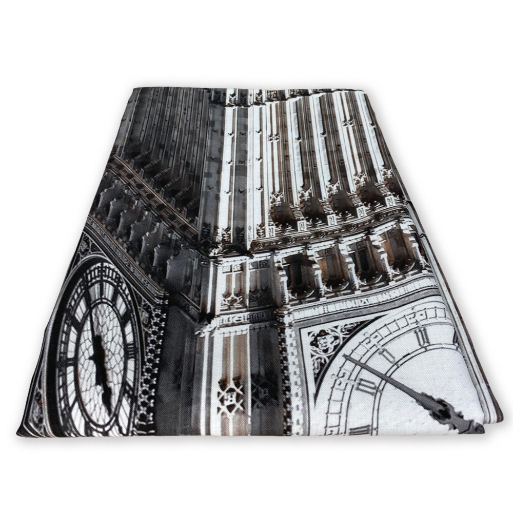 LONDON TENT English BUS cm.160X240 hecho MADE en mezcla de lino ITALIA